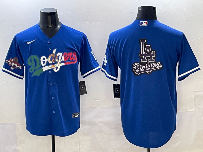 Men Los Angeles Dodgers blank blue Nike 2025 MLB All Star Jersey 0024->los angeles dodgers->MLB Jersey